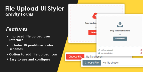 Gravity File Upload UI Styler